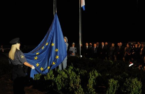 Торжественная церемония вступления Хорватии в ЕС. Фото: Novilist.hr, Darko Jelinek