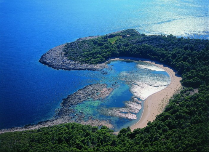 Пляж Blace на хорватском острове Млет. Фото: Facebook, Mljet Tourist Board
