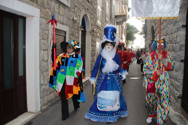 Ластовский карнавал в Черногории в феврале 2023 г.