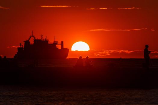 Закат в Задаре