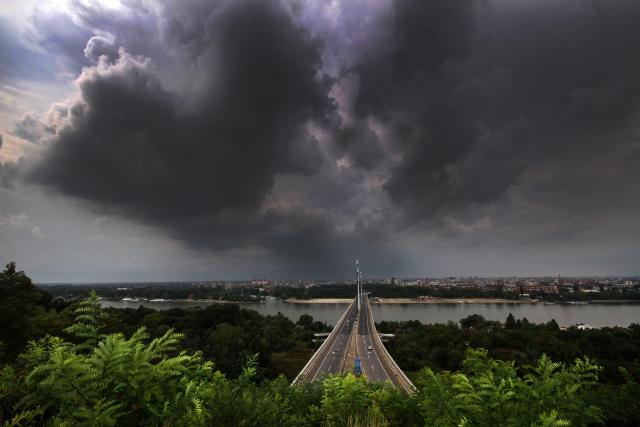 Ливень в Нови-Саде