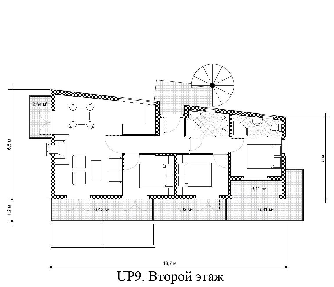 Квартира в Черногории, в Биела