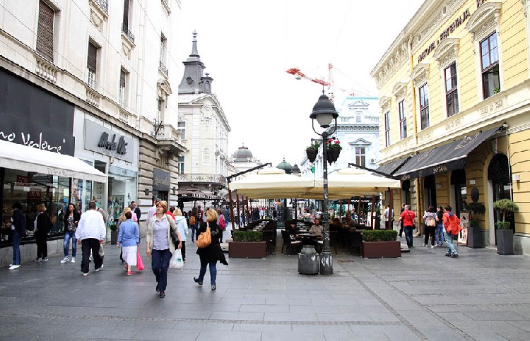 Улица Князя Михаила в Белграде в мае 2016 г. 