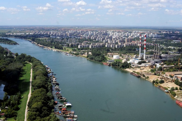 Набережная реки Сава в сербской столице