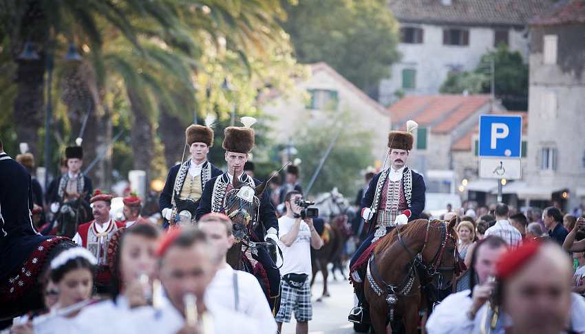Конный праздник "Синьска алка" в Сплите