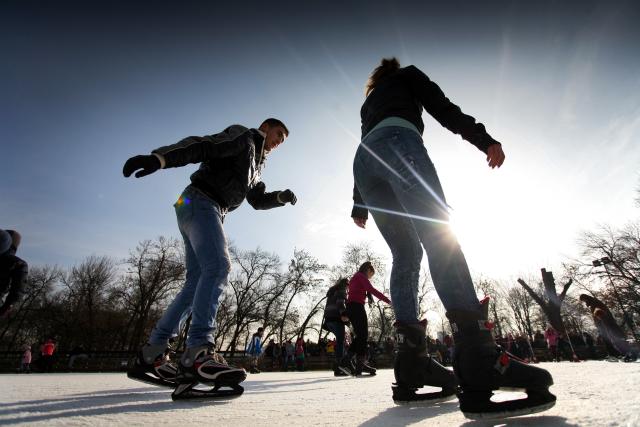 Каток в Белграде
