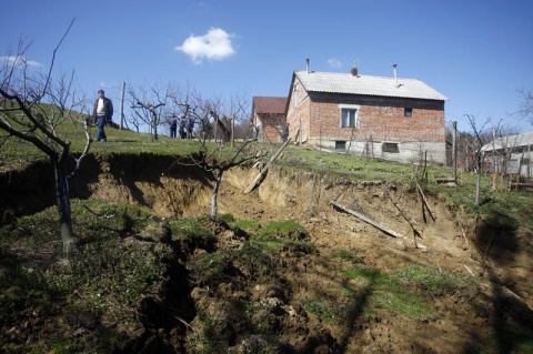 Последствия селя в окрестностях хорватского Вараждина