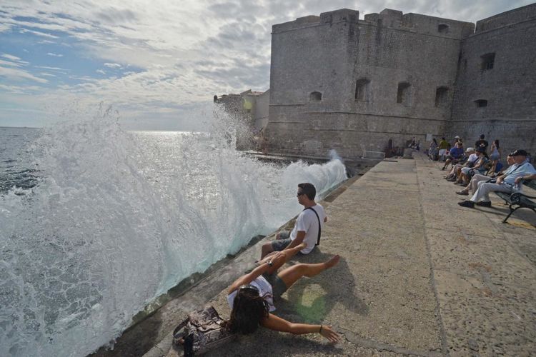 Набережная Дубровника в сентябре 2016 года