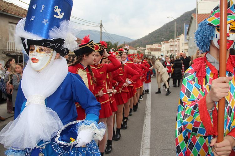 Ластовский карнавал в Черногории в феврале 2023 г.