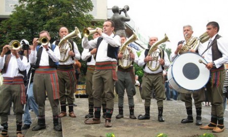 Фестиваль трубачей в Гуче. Фото: Pobjeda.me
