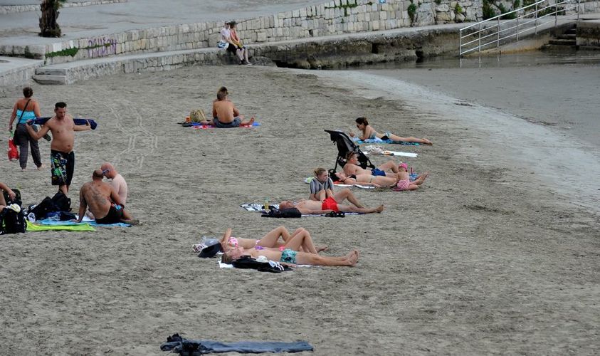 Тучи над Сплитом в начале октября 2016 года