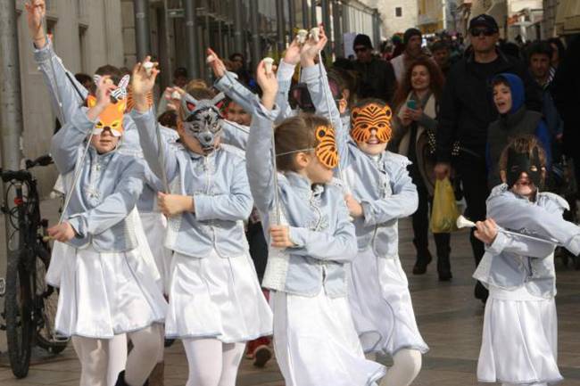 Детский карнавал в Сплите