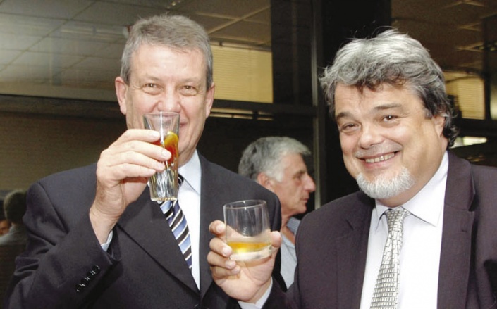 Экс-мэр г. Бар Жарко Павичевич (слева). Фото: Novosti.rs