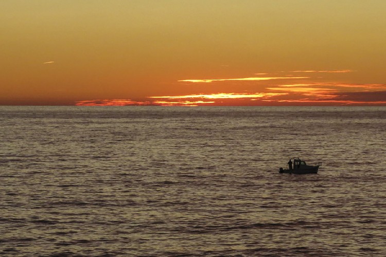Закат в Пуле в феврале 2016 г.