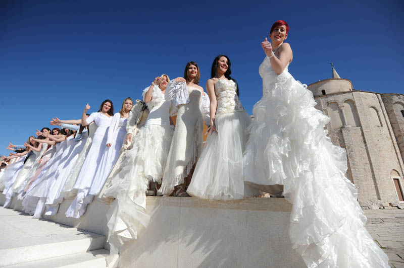 Открытие свадебной выставки в хорватском Задаре