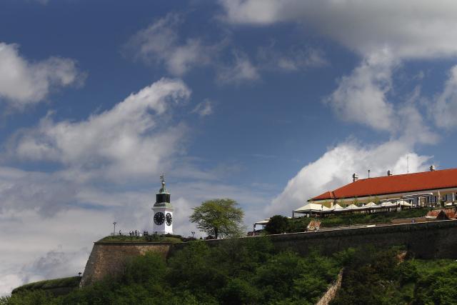 Солнечный апрельский день в Нови-Саде