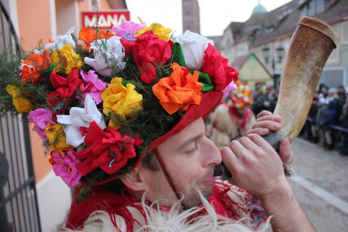 Карнавал "Джяковские бушары" в Хорватии в 2016 г.