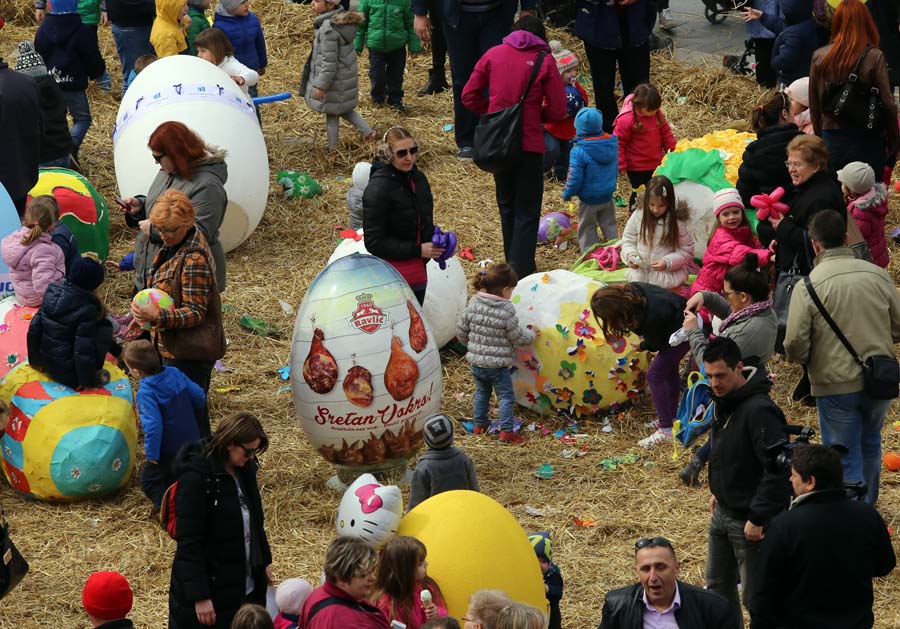 Празднование Пасхи в Осиеке