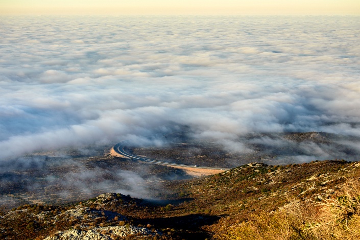 Туман над Северной Далмацией
