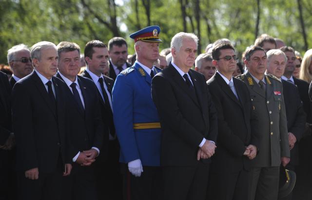 Открытие памятника погибшим воинам в битве при Враньевце в Первой мировой войне