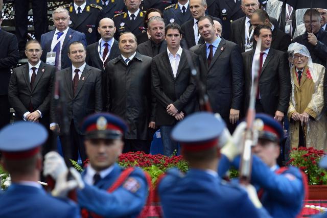 Военный парад "Шаг победителя" в Белграде