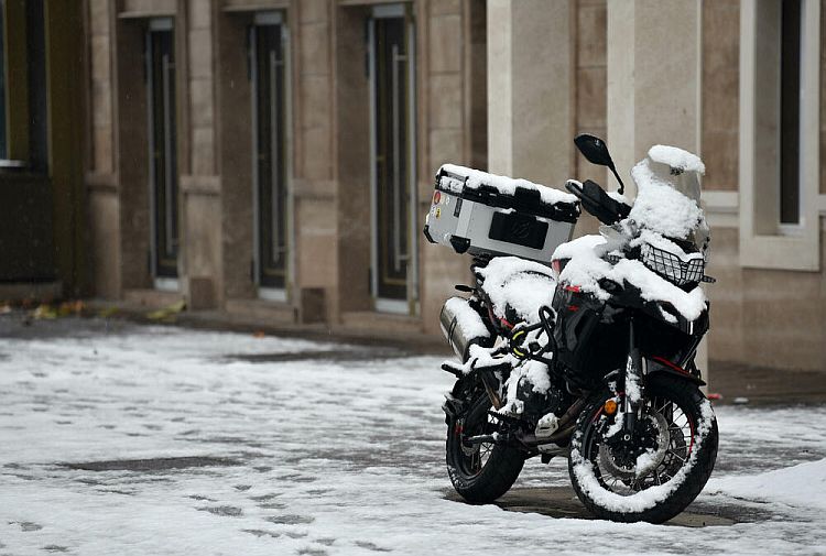 Снегопад в Подгорице в январе 2026 года