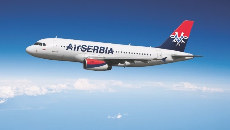 Самолет авиакомпании Air Serbia. Фото: Airliners.net
