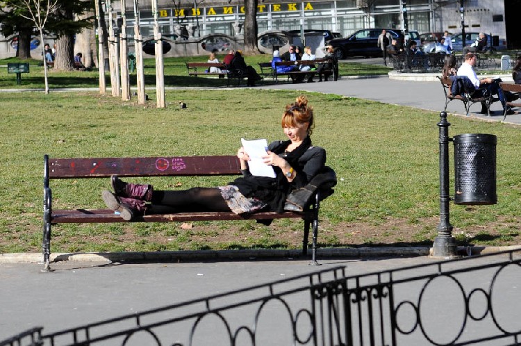 Февральский теплый день в Белграде