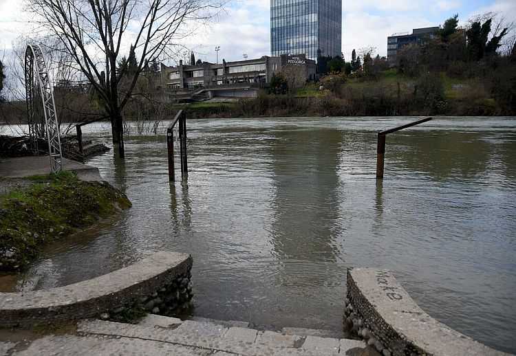 Последствия наводнения в Подгорице 