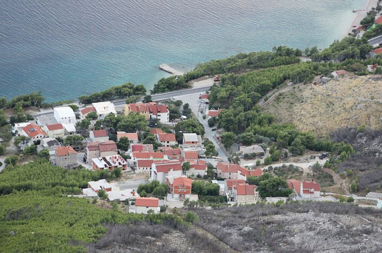 Вид с горы Омишка-Динара на побережье Хорватии