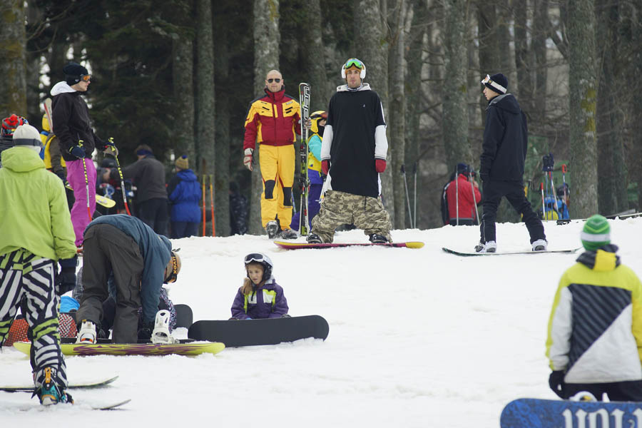 Открытие трассы "Красный спуск" на хорватском курорте Слеме