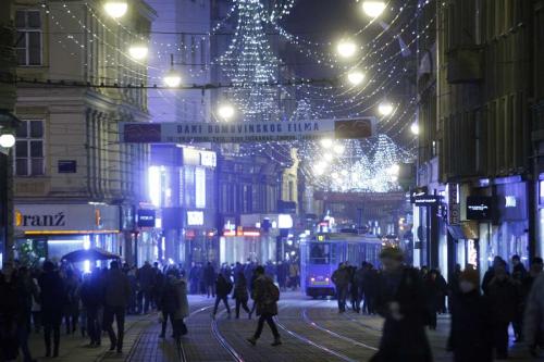 Новогоднее оформление Загреба