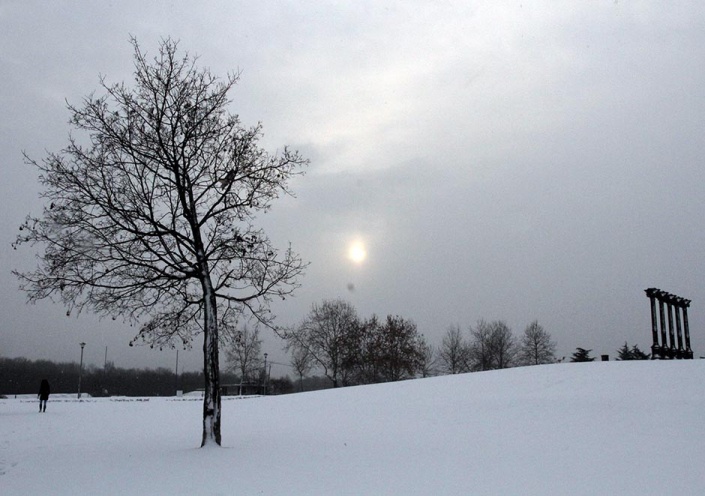 Живописные виды Белграда в январе 2016 г.  