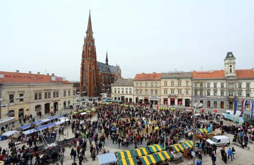 Празднование Пасхи в Осиеке