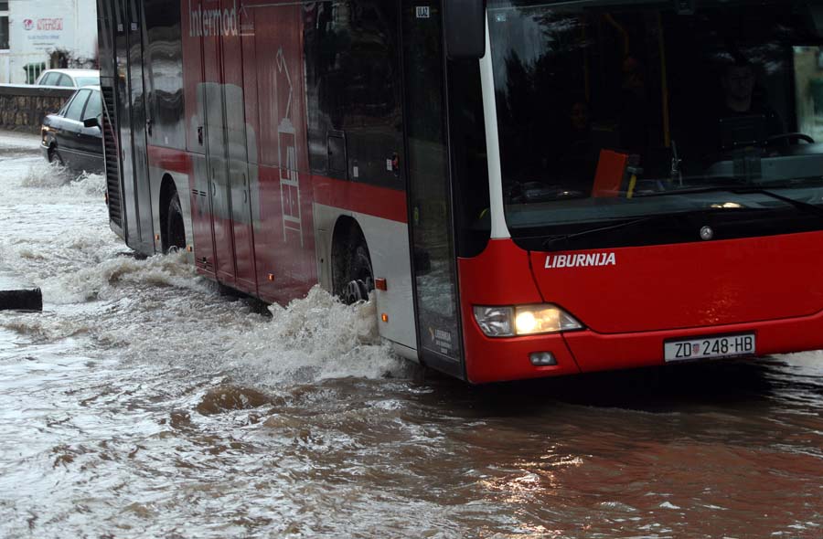 Ливень в Задаре