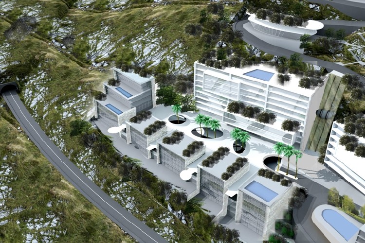Проект жилого комплекса Mogren Hill в Будве. Фото: Atlasinvest.me