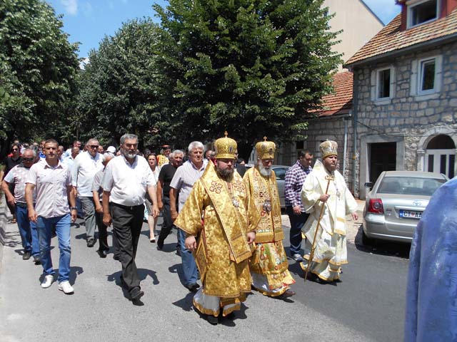 Освящение церкви Св. Преподобного Ивана Црноевича в Цетине