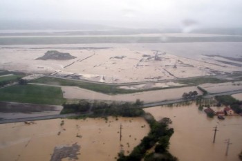Наводнение в сербском городе Обреновац