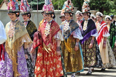 Весеннее шествие Льелье в хорватском селе Горяни