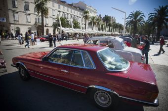 Старт ралли олдтаймеров Сплит - Макарска