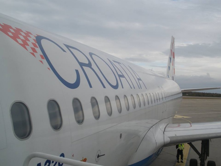 Самолет авиакомпании Croatia Airlines. Фото: Facebook, Croatia Airlines