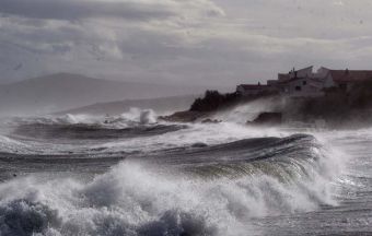 Ураганный ветер в Хорватии