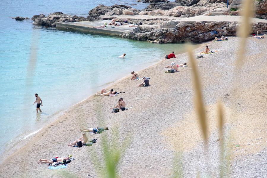 Открытие купального сезона в Дубровнике в апреле 2016 г.