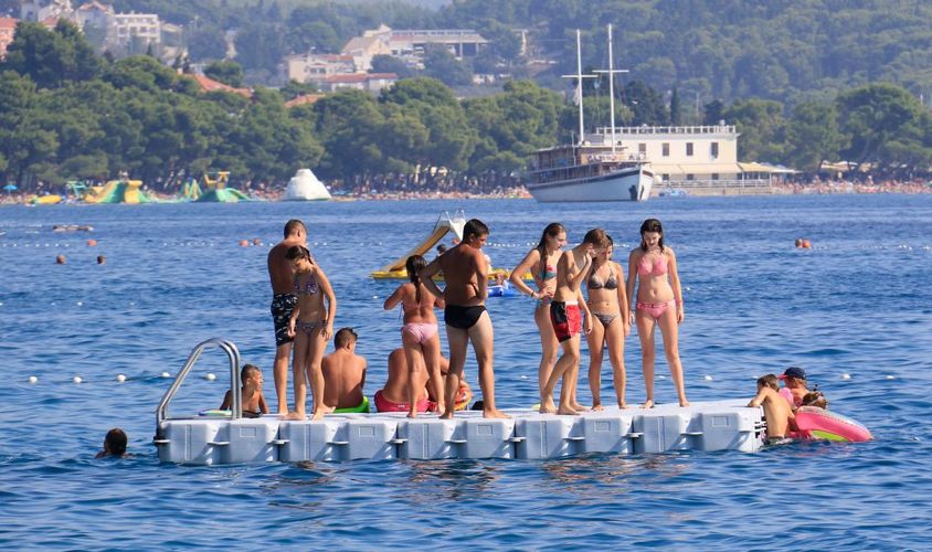 Макарская ривьера в конце августа 2016 года