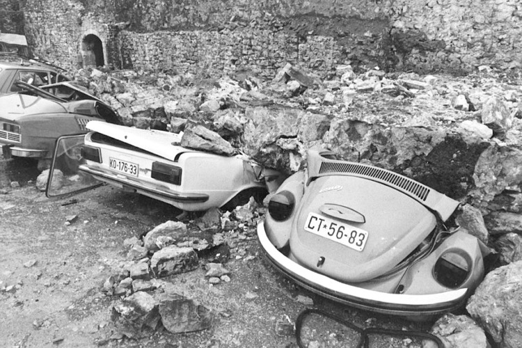Землетрясение в Будве в 1979 году. Фото: Rtcg.me