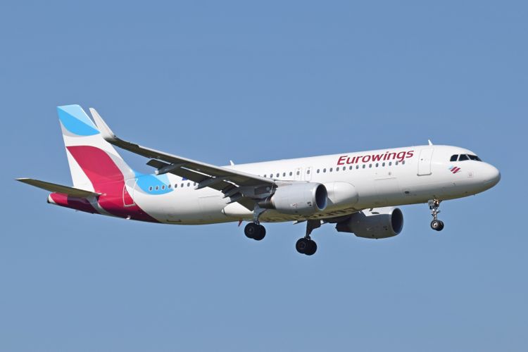 Самолет авиакомпании Eurowings. Фото: Cdm.me