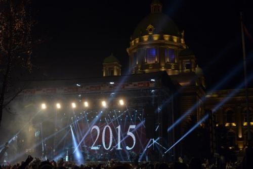 Встреча Нового года в Белграде
