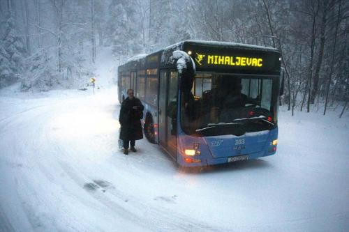 Снежный коллапс на горе Слеме