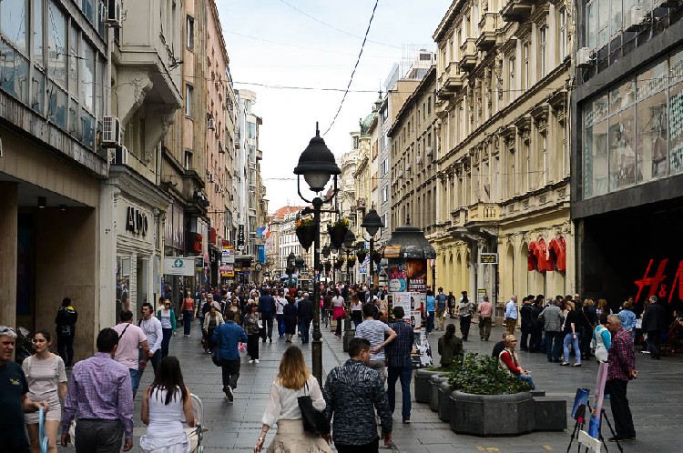 Белград в начале апреля 2016 г. 