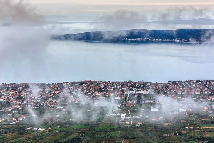 Панорама Сплита в октябре